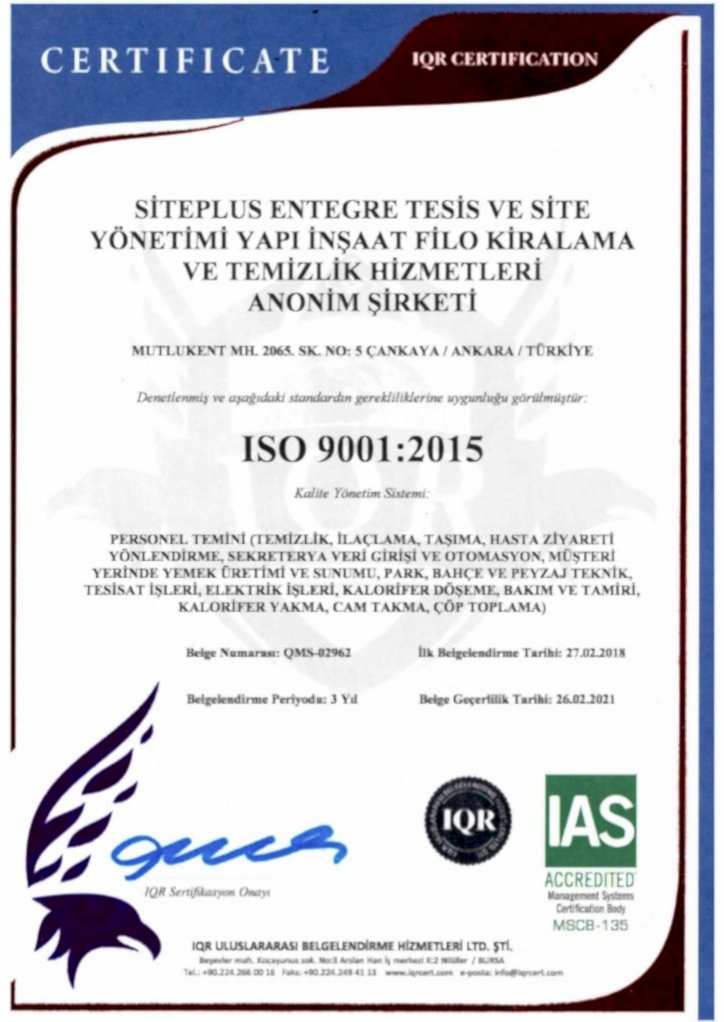 ISO 9001 2015