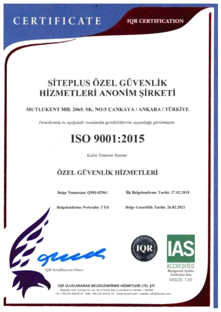 ISO 9001 2015